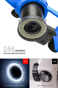 앞으로 FW-6565 ProMax 핫 셀즈 6.5X-65X 삼안현미경 휴대 전화 수리 도구 모바일 수리를위한 디지털 현미경 - Product Image 5