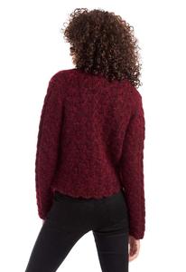 53% 17% di lana Alpaca 30% girocollo in poliammide <span class=keywords><strong>maglia</strong></span> spessa maglione di lana da donna - Product Image 6