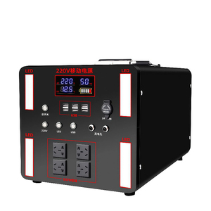 Large Capacity 2400W Portable Lithium Ion MPPT Solar CAR Power Station Flashlight Port for Outdoor Emergency Powe - Product Image 1
