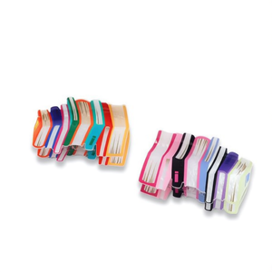 Pinzas para el cabello Angelina con forma de mini libro, 6 piezas, horquillas de plástico coloridas para mujeres y niñas, accesorio de peinado diario - Product Image 1