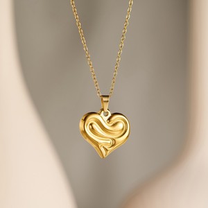 Collar de Acero Inoxidable de Moda con Baño de Oro de 18k, Diseño Floral, Sol, Amor y Líneas Geométricas, Cadena de Eslabones, Joyería Transfronteriza de Gran Demanda - Product Image 6