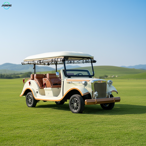 Golf Cart Elettrico Retrò Omologato per Strada, 8 Posti, Certificato CE, Classico per Turismo e Visite Guidate, Prezzo di Fabbrica, Vendita Diretta - Product Image 1