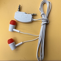 Écouteurs jetables filaires intra-auriculaires 3,5 mm pour avion, stéréo, ANC, chargement Type-C, en gros, à prix abordable