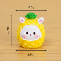 2026 Nieuw 3D Model Micro Landschap Twaalf Chinese Tekens Fruit Dierenriem Harsen Ornamenten Maanddecoraties Cadeaus Souvenir