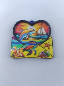 Imán de nevera de madera personalizado con logotipo, recuerdo turístico de la selva tropical australiana de Tenerife - Product Image 2