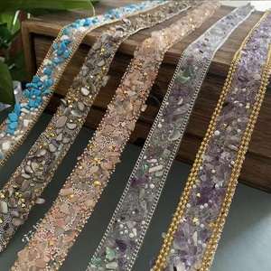 Bling pierres colorées mixte <span class=keywords><strong>strass</strong></span> chaîne coupe pour chaussures vêtement etc. - Product Image 2
