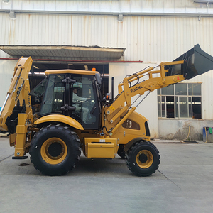 รถแบคโฮตักดินคุณภาพสูงรุ่นใหม่ ขับเคลื่อน 4 ล้อ มัลติฟังก์ชั่น มินิแทรกเตอร์ แบคโฮ ลอร์เดอร์ - Product Image 1