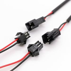 用于汽车电子单色发光二极管条的SM 2针公母连接器管聚氯乙烯绝缘多芯夹套电缆 - Product Image 6