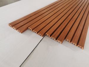 แผ่นผนังไม้ไผ่แข็งแบบพรีเมียม M Groove สำหรับตกแต่งภายใน/ภายนอกอาคาร ขนาดสั่งทำได้ รับประกัน 5 ปี ดีไซน์สวยงามหรูหรา เหมาะสำหรับห้องนั่งเล่น - Product Image 2