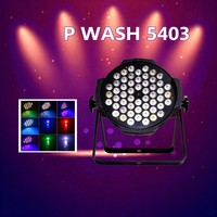 Projecteur PAR LED COB en aluminium STSLITE 54x3W RGBW 4 en 1 avec contrôle DMX512 pour utilisation hôtelière