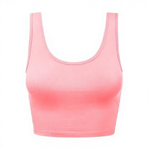 Top Deportivo Sin Mangas para Mujer, Top Corto para Yoga, Gimnasio, Fitness, Ropa Deportiva, Top Atlético para Entrenamiento, Running y Ejercicio, Venta al Por Mayor - Product Image 1