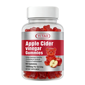 Les gommes au vinaigre de cidre de pomme favorisent la digestion et la détoxification, et sont riches en vitamine B12, en betterave et en grenade. - Product Image 1