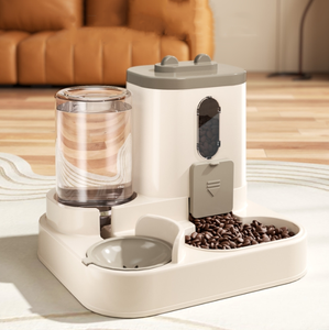 Bol pour animaux de compagnie, alimentation et eau intégrées, distributeur <span class=keywords><strong>automatique</strong></span> d'eau et de nourriture pour chiens et chats - Product Image 2