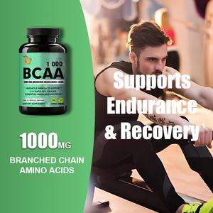 Cápsulas de BCAA de Alta Potencia para Energía y Resistencia, Ayudan a Desarrollar Músculo Magro, Suplemento Deportivo con Aminoácidos de Cadena Ramificada - Product Image 2