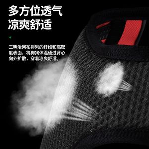 Set Guinzaglio e Pettorina Riflettente Anti-Trazione a Gilet per Cani di Taglia Grande - Product Image 4