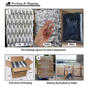 Flacon vide pour vernis à ongles en gel UV, flacon de colle à ongles, flacon carré en verre de 12 ml pour vernis à ongles - Product Image 6