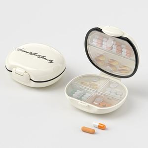 Nouvelle conception, mini boîte à pilules de voyage, bonne étanchéité, détachable, portable, en plastique, conteneur à médicaments, personnalisable - Product Image 3