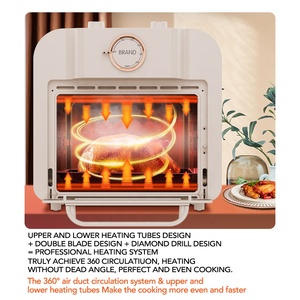 1600 Wát tốc độ cao Lò nướng bánh mỳ với Nồi chiên không khí với hơi nước không có dầu không khói bít tết GÀ Pizza Lò nướng điện - Product Image 6