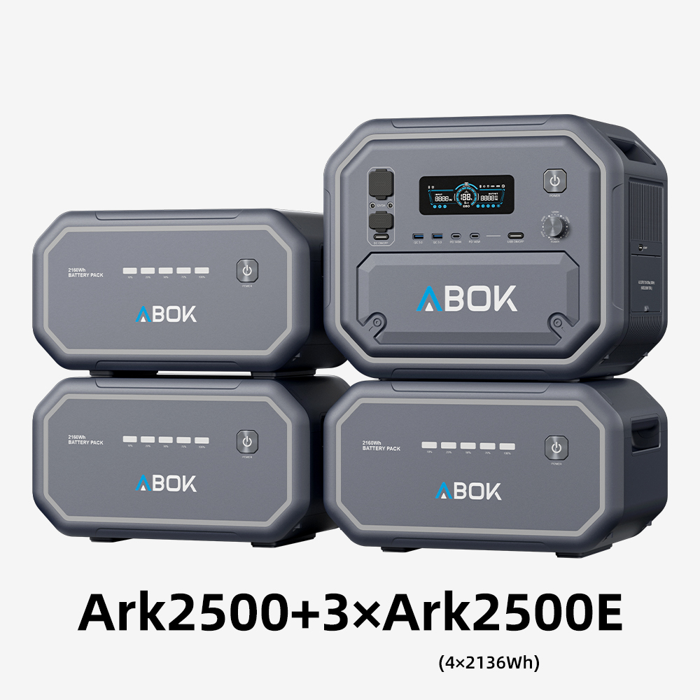 Ark2500 with 3 pcs Ark2500E (4x2160Wh)
