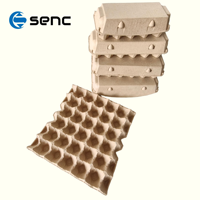 Barquettes à œufs personnalisables en pâte de papier biodégradable 4/6/12/30 alvéoles, cartons à œufs de poule recyclés écologiques, vente en gros directe usine