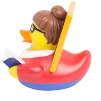 Jouets de bain exclusifs pour enseignants : Canards en caoutchouc personnalisés de 3 pouces, nouveauté pour la baignoire avec motifs uniques, mini et petits en vrac
