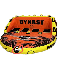 Prix usine 4 personnes remorquable puissance gonflable Ski nautique Tube sport corde en plein air jeux aquatiques conseil installation de Sport nautique vente