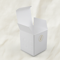Boîte d'emballage cosmétique personnalisée en papier coton pour correcteur