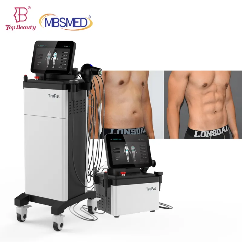 Mesin pembentuk otot Trusculpt Ems, penurunan berat badan portabel 3 dalam 1 tanpa rasa sakit, mesin fleksibel Id Trusculpt