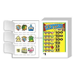 Billets à gratter personnalisés à 3 fenêtres - Impression numérique - Cartes de jeu promotionnelles pour loteries - Product Image 6