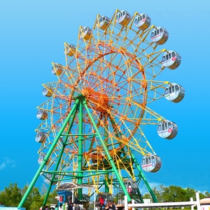 Construisez votre propre grande roue d'attraction extérieure personnalisée en acier avec éclairage LED pour centre commercial - Product Image 1
