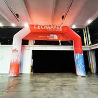 Arco Inflable Publicitario para Carreras con Logotipo Personalizado, de Tela Oxford, Reforzado, para Exteriores, con Soplador