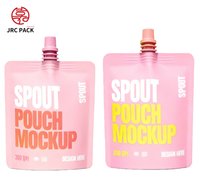 Fabrication sur mesure de pochettes souples biodégradables avec bec verseur pour emballages liquides cosmétiques, shampoing, savon pour les mains, crème pour les mains, soins de la peau