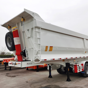 La Chine camion 4 essieux benne basculante <span class=keywords><strong>semi</strong></span>-<span class=keywords><strong>remorque</strong></span> <span class=keywords><strong>tracteur</strong></span> 38CBM 35CBM benne <span class=keywords><strong>semi</strong></span>-<span class=keywords><strong>remorque</strong></span> en acier - Product Image 4