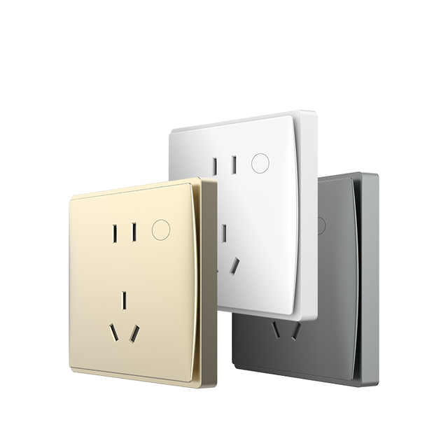 LEELEN Interruptor Y Enchufes Wifi Smart Socket APP Voice Remote Control Power Metering Zigbee Smart Plug and Socket