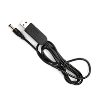 Câble d'alimentation USB DC 5V vers 12V 9V en promotion pour routeur, adaptateur WIFI, module de suralimentation USB, convertisseur 2.1x5.5mm via Powerbank