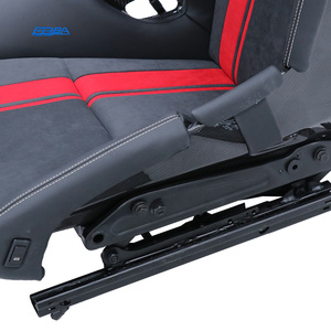 Asientos de coche personalizables de cuero Nappa Alcantara con fibra de carbono seca, rayas negras y rojas para Porsche 911 (992.1 992.2) - Product Image 3