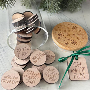 Juego de Monederos de Madera Grabados Personalizados, Hucha Familiar Creativa, Caja de Almacenamiento Divertida, Regalo para Fiestas y Actividades de Cumpleaños - Product Image 4