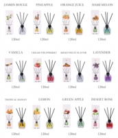 Bouteilles en verre coloré transparent en gros 120 ml – Ensemble diffuseur à bâtonnets – Huile essentielle naturelle de luxe – Désodorisant d'ambiance pour la maison et la chambre