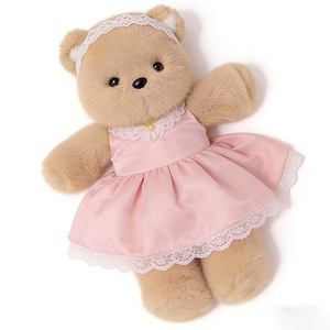 Ours en peluche moelleux avec jupe, ours en peluche marron personnalisé, jouet en peluche à personnaliser avec bandeau - Product Image 5