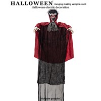 Nouveauté Halloween : Décoration à induction électrique, pendentif fantôme vampire suspendu pour maison hantée et pièce secrète