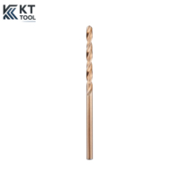 Foret hélicoïdal M35 Cobalt HSS 1/8 po, longueur standard, queue droite, usage intensif pour matériaux durs, 1 pièce