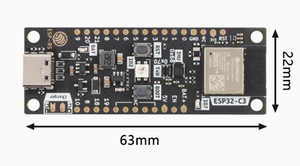Mới Ban Đầu ESP32-C3-DEVKIT-RUST-1 32-Bit Wi-Fi 2.4Ghz 160MHz 384KB ROM, 400KB SRAM, và 22 Lập Trình GPIO Pins - Product Image 4