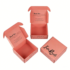 Eco-Friendly Reusable Kraft Corrugated Mailer Box for Skincare Cosmetic Products Double-Sided Four-Color Printing Customizable - Product Image 4