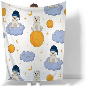 Modern Luxury Printed Super Soft Plush Knitted Flannel Warm Eco-Friendly Skin-Friendly Breathable Wrinkle Fade Resistant Bed - Product Image 1