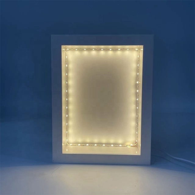 11x14 Large Size Display Case with LED Strip Lights Digital Photos Light BoxLED Shadow Box Frame