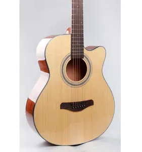 acaustic guitar bán Suppliers-Y-F210 Bán Buôn Cutaway Acoustic Guitar 41 Inch Trung Quốc Quảng Châu Nhà Sản Xuất Guitar