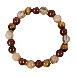 Natural Stone Beaded <b>Bracelet</b> Money Attract Career And Wealth Unisex Bohemia Style - Product Image 4