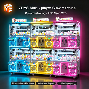 ZDYS Vente directe usine Toy Story House Console <span class=keywords><strong>de</strong></span> jeu grue à monnayeur pour quatre joueurs, pour mini-poupées, en acrylique et métal US - Product Image 5