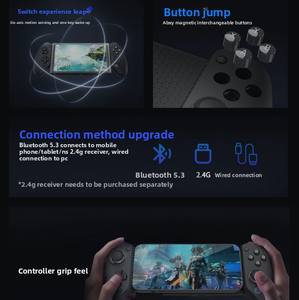 GameSir G8 + kontroler Game regang-Wi-Fi nirkabel untuk Logo kustom Material ABS - Product Image 3