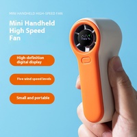 Ventilateur portable haute vitesse AntarcChill avec écran numérique, rechargeable par Type-C, mini ventilateur personnel
